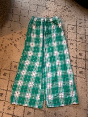Colsie’s Woman’s Green Plaid Pajama Pants